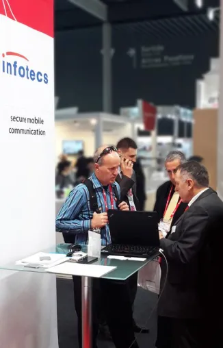Infotecs zeigt abhörsichere Kommunikation auf Mobilgeräten beim MWC Bild: Infotecs zeigt abhörsichere Kommunikation auf Mobilgeräten beim MWC