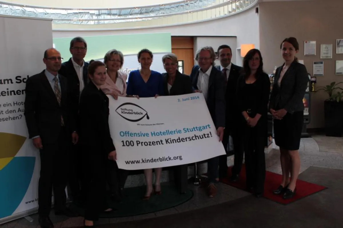 Presseauftakt Offensive Hotllerie Stuttgart: 100 Prozent Kinderschutz