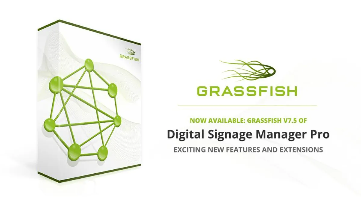 Neues Software-Release V7.5 für Grassfish Digital Signage Manager Pro