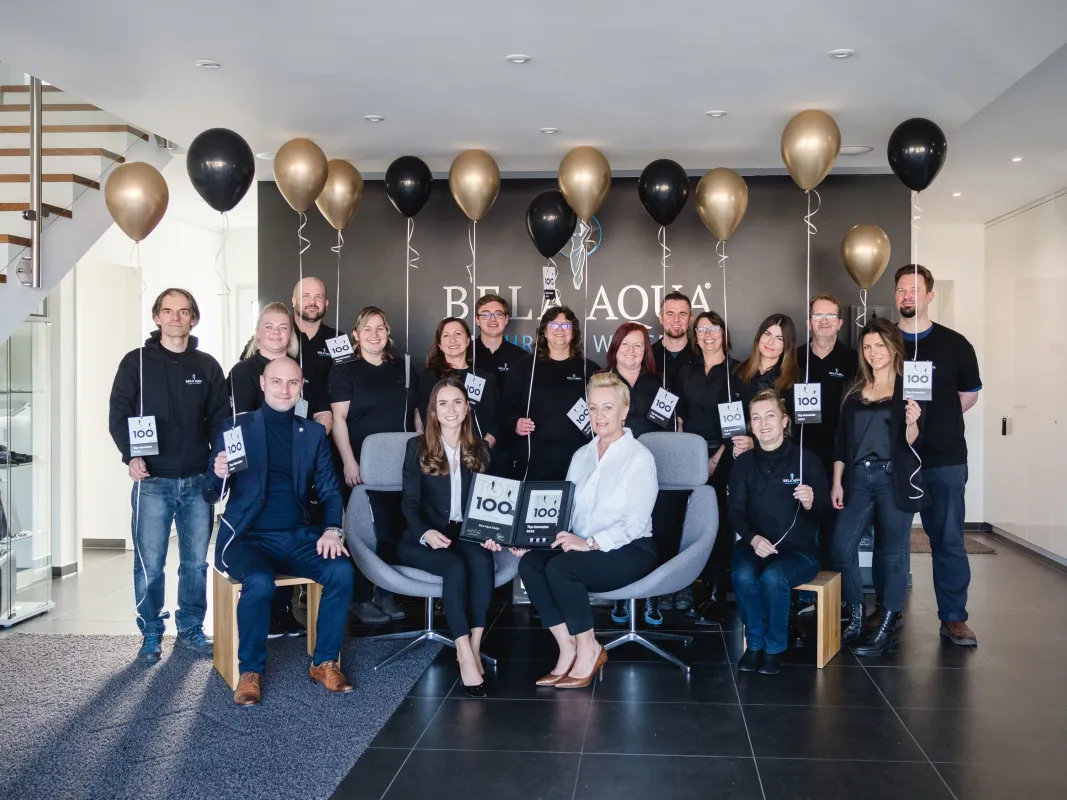 Das Bela-Aqua TOP 100 Team (© Bela Aqua)