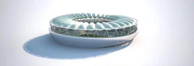 Bild: Pressemitteilung: Ingenieure aus dem Ländle gewinnen Preis für schwebendes Stadiondach