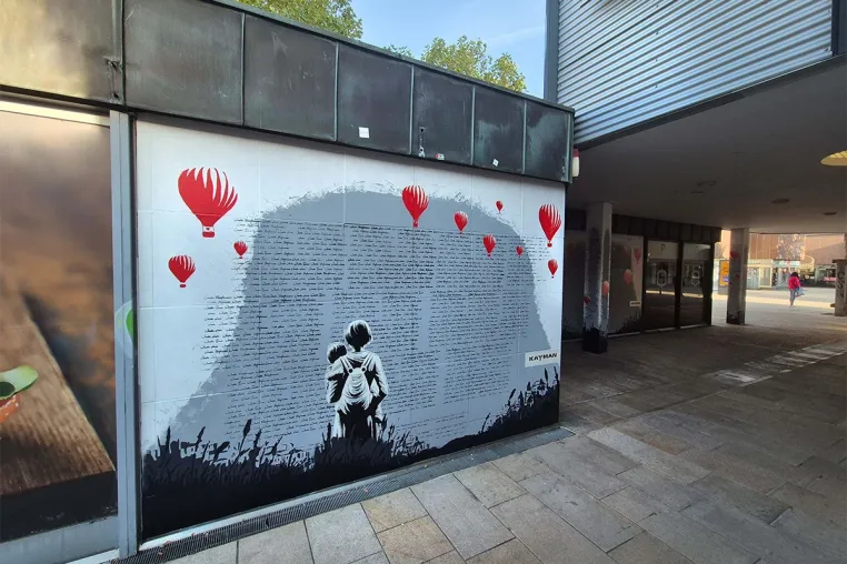 Streetart in der Wolfsburger Innenstadt Bild: Streetart in der Wolfsburger Innenstadt