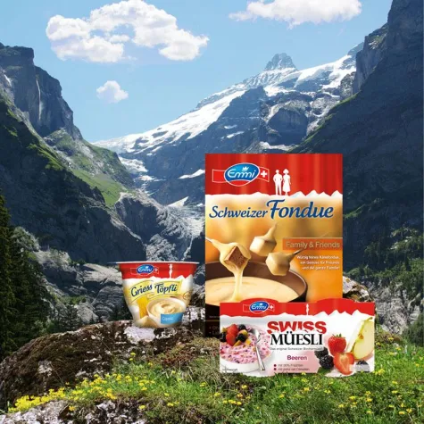 Schweizer Emmi AG setzt bei Markengestaltung und Verpackungsdesign auf The Brand Union Bild: Schweizer Emmi AG setzt bei Markengestaltung und Verpackungsdesign auf The Brand Union