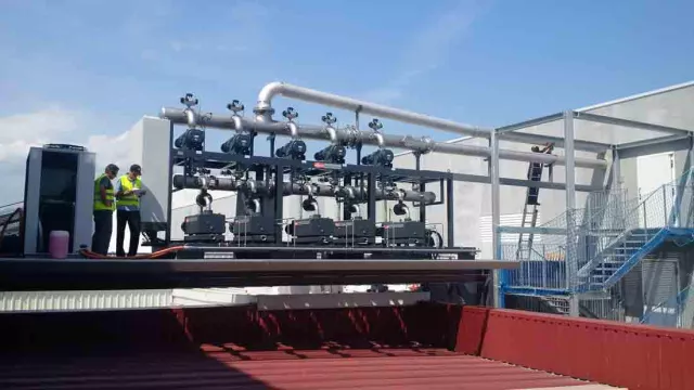 Bild: Trockene Vakuumsysteme zur Zentralisierung der Vakuumversorgung