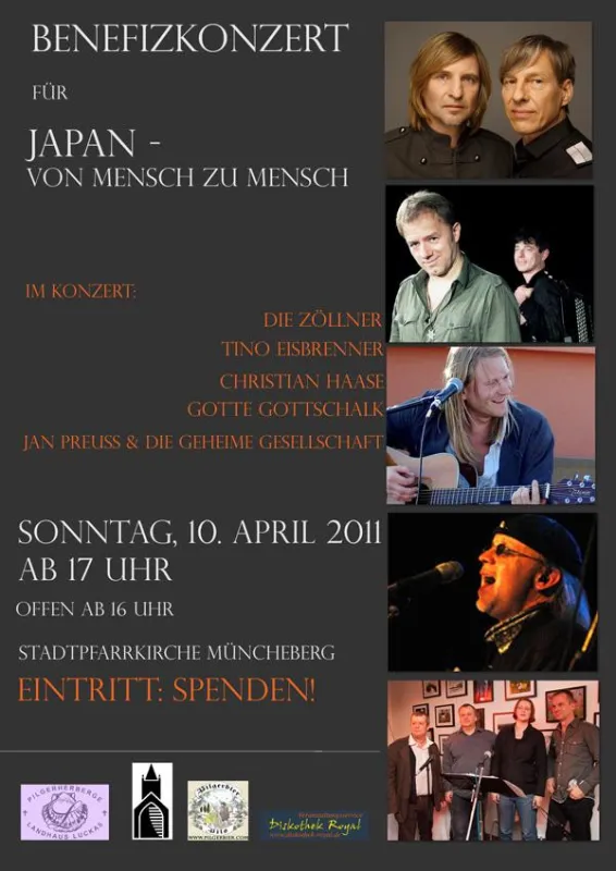 Benefizkonzert mit Dirk Zöllner, Tino Eisbrenner uvm.