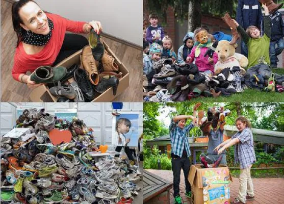 Bild: Institutionen werden selbst aktiv und stopfen ab sofort Kassenlöcher mit alten Schuhen