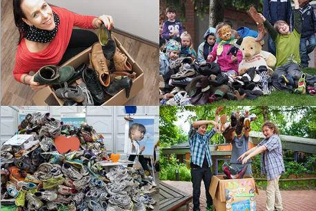 Bild: Institutionen werden selbst aktiv und stopfen ab sofort Kassenlöcher mit alten Schuhen