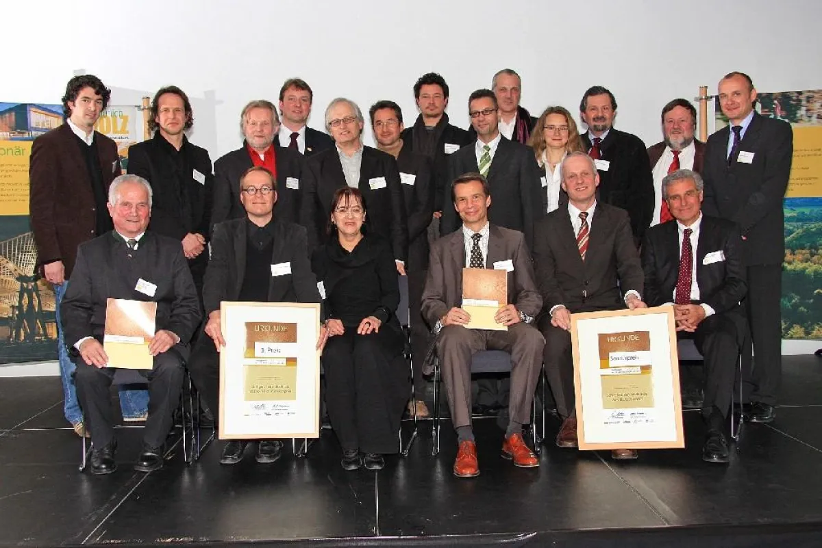 Die Sieger des Wettbewerbs: (v.l.n.r.) Hörgertshausen, Stuttgart, Mosbach, Burbach