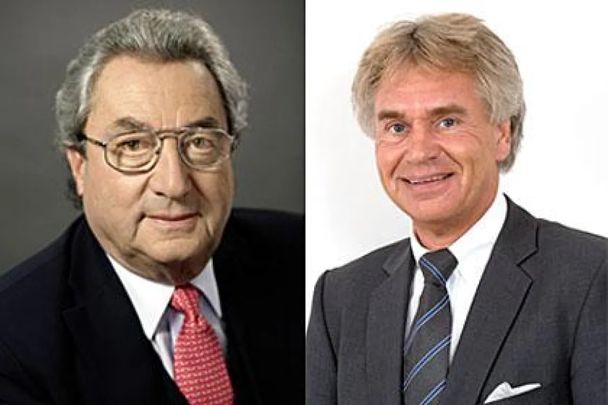 iGZ-Hauptgeschäftsführer RA Werner Stolz begrüßt das Statement Dr. Dieter Hundts (l.) zur Zeitarbeit.