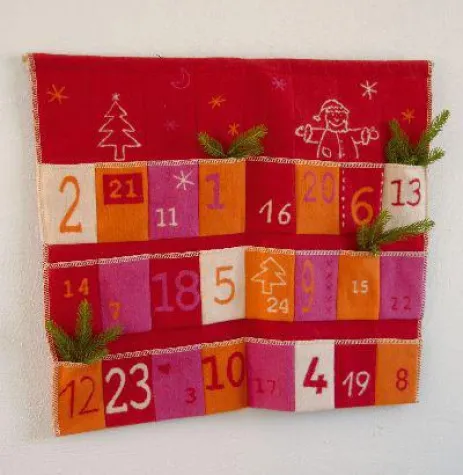 Bild: Adventskalender zum Selbstfüllen