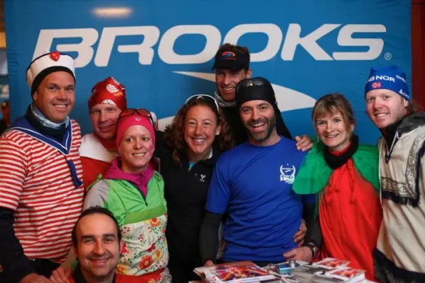 Bild: Chrissie Wellington jeck auf Kölle