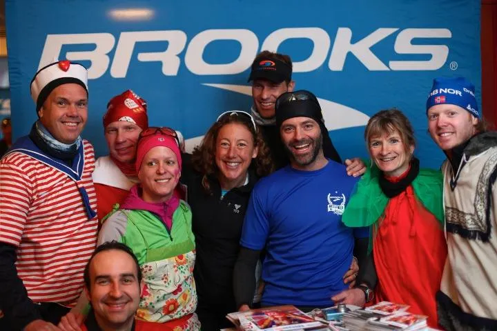 Bild: Chrissie Wellington jeck auf Kölle