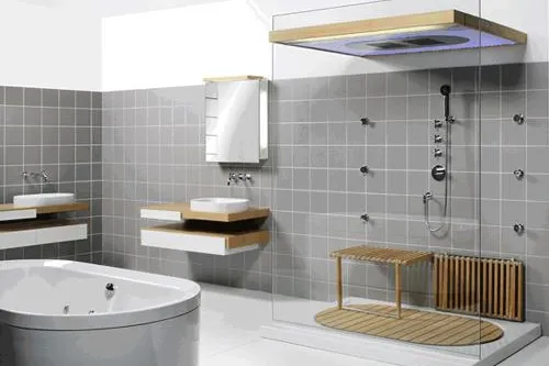 Bild: yellow design | yellow circle gestaltet Messauftritt und das neue SensaMare-Komplettbad von Hoesch/Sanplast