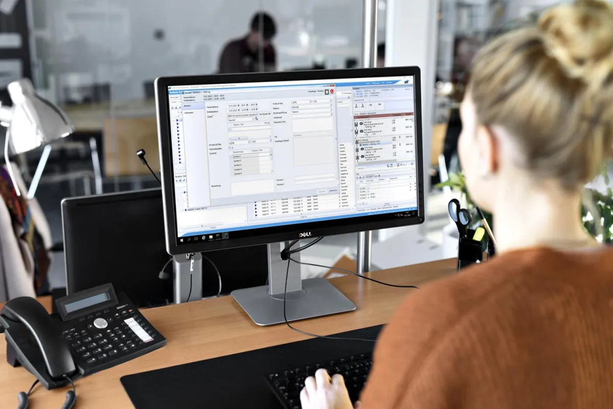 Die Grafische Disposition der Speditionssoftware WinSped. (Foto: LIS AG)