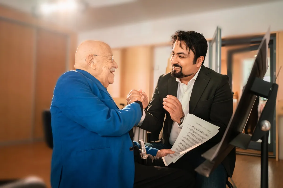 Giora Feidman und Majid Montazer (© Kai Weise)