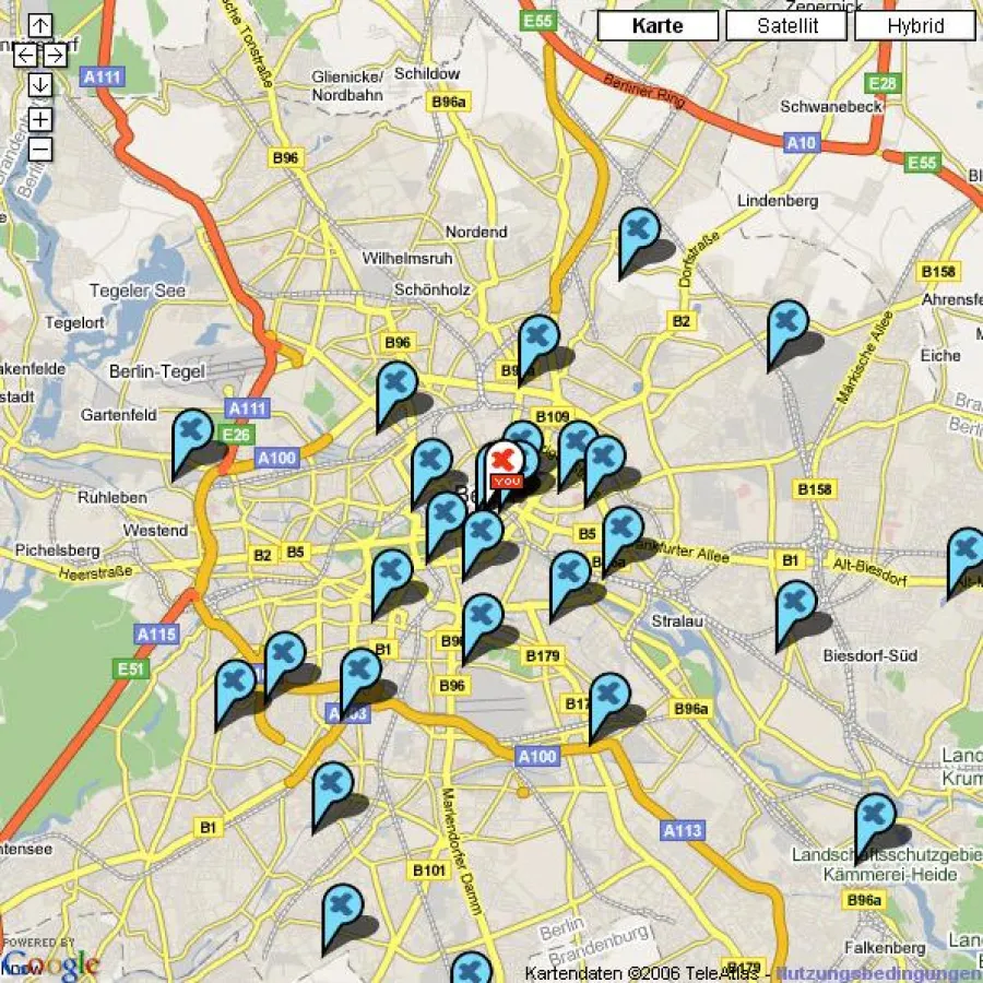 Studenten online in Berlin