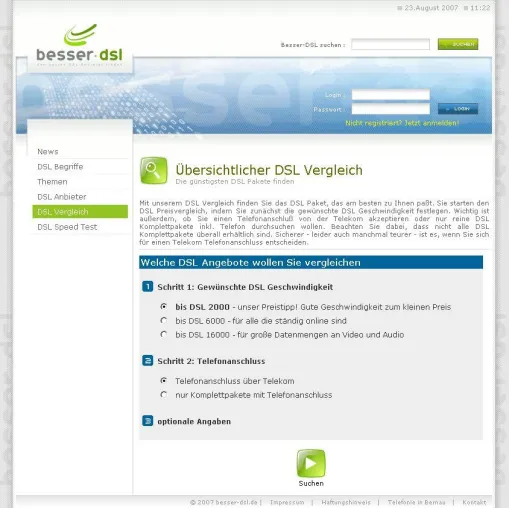 Bild: Noch besser DSL vergleichen