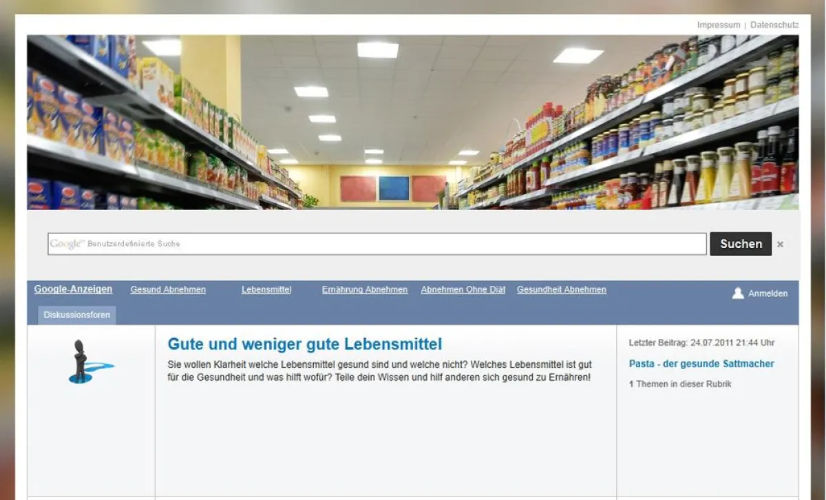 www.lebensmittel-bewertung.de Startseite