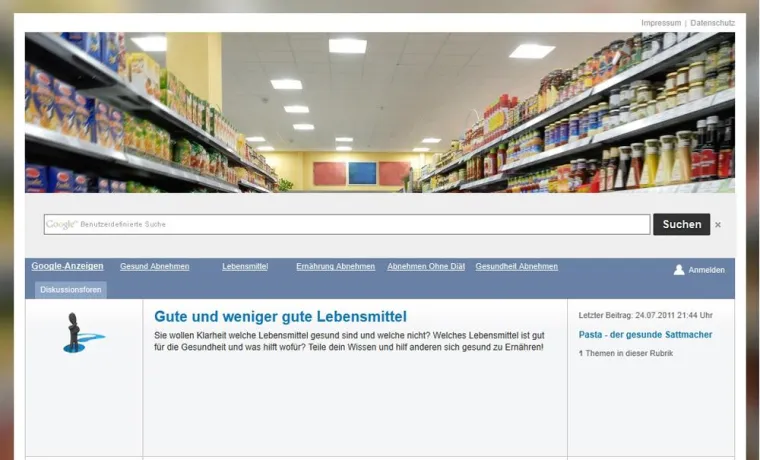 Bild: Lebensmittel-Bewertung-Portal von bitfold