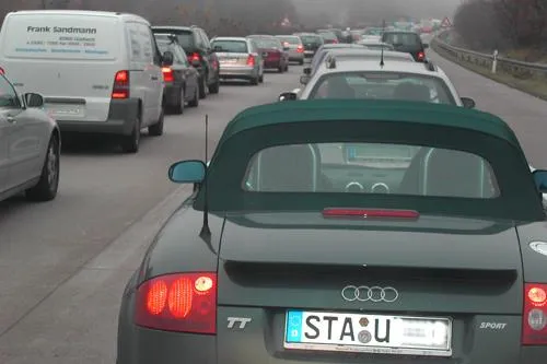 Bild: Viel Verkehr auf Deutschlands Autobahnen