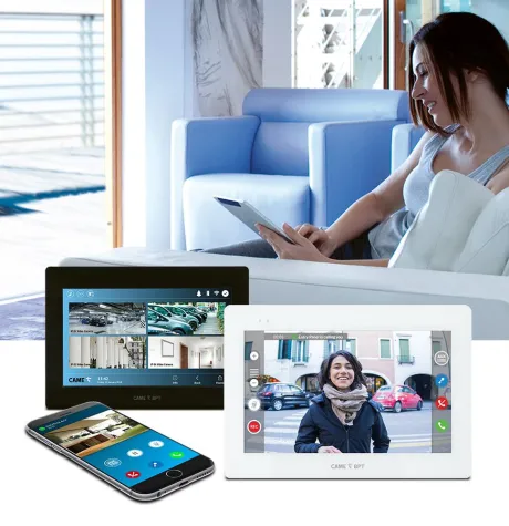 Bild: Video-Innensprechstelle mit Touchscreen, Wifi und Smartphone App