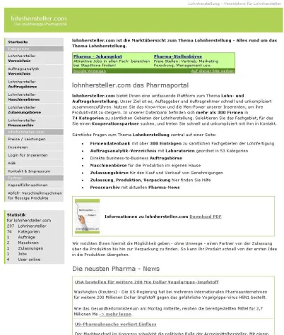 Bild: Pharmaportal für Lohnhersteller und Laboratorien