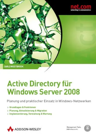 Bild: Aktuelle Bucherscheinung zu Active Directory für Windows Server 2008