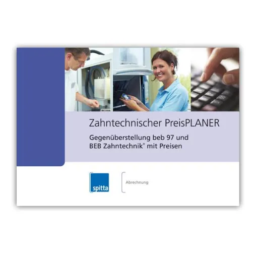 Bild: Abrechnungspositionen alphabetisch geordnet und im Überblick – Zahntechnischer PreisPLANER