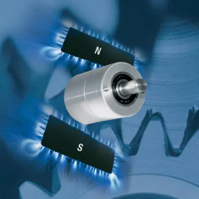 Bild: Der neue Drehgeber WDG24A ... geringer Platzbedarf, robust, zuverlässig, wirtschaftlich