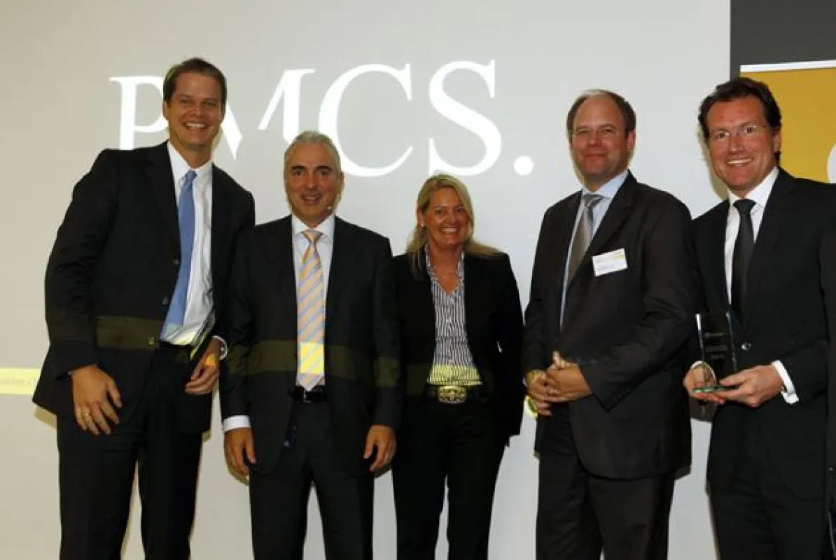 Starke Partnerschaft: PMCS und Symantec bei der Verleihung des Awards