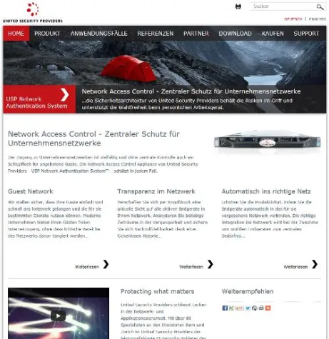 Bild: Network Access Control von United Security Providers