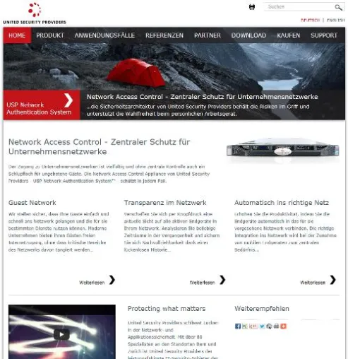 Bild: Network Access Control von United Security Providers