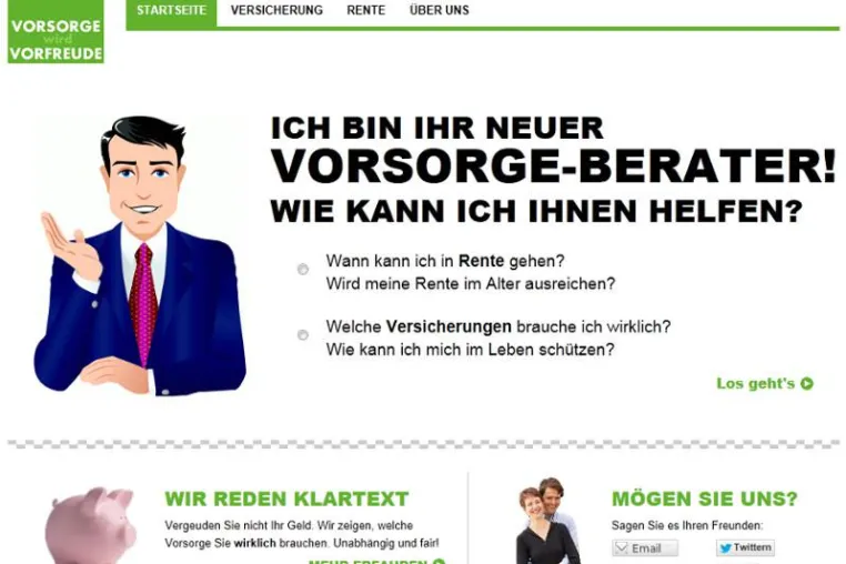 Endlich faire und kostenlose Beratung für Rente und Versicherung – Vorsorge-wird-Vorfreude.de Bild: Endlich faire und kostenlose Beratung für Rente und Versicherung – Vorsorge-wird-Vorfreude.de