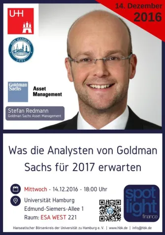 Was die Analysten von Goldman Sachs für 2017 erwarten Bild: Was die Analysten von Goldman Sachs für 2017 erwarten