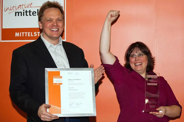 SIPbase gewinnt INNOVATIONSPREIS-IT 2012 Bild: SIPbase gewinnt INNOVATIONSPREIS-IT 2012