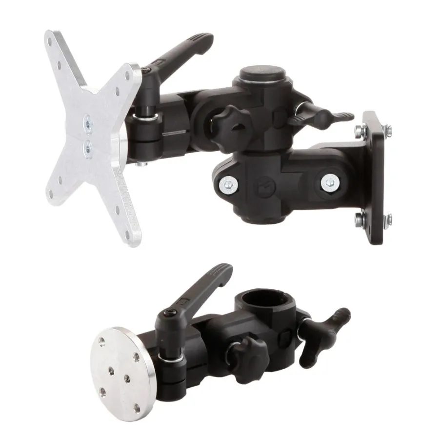 Monitorhalterung mit Universal- oder VESA-Anschluss lieferbar