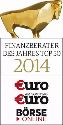 Bild: Finanzberater des Jahres 2014 - FRF Finanzmakler – Karlsruhe unter den TOP-30