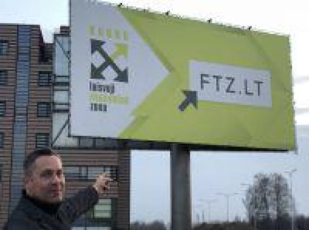 Dr. Frank Knoche in der Free Economic Zone in Kaunas, Litauen. Dort entstehen u. a. neue Produktionsstätten deutscher Unternehmen.