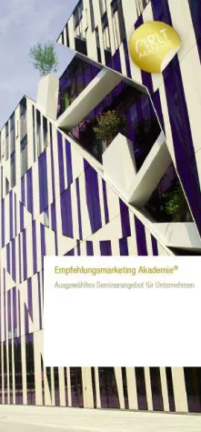 Bild: Neues Inhouse-Seminarprogramm der Empfehlungsmarketing Akademie® ist veröffentlicht