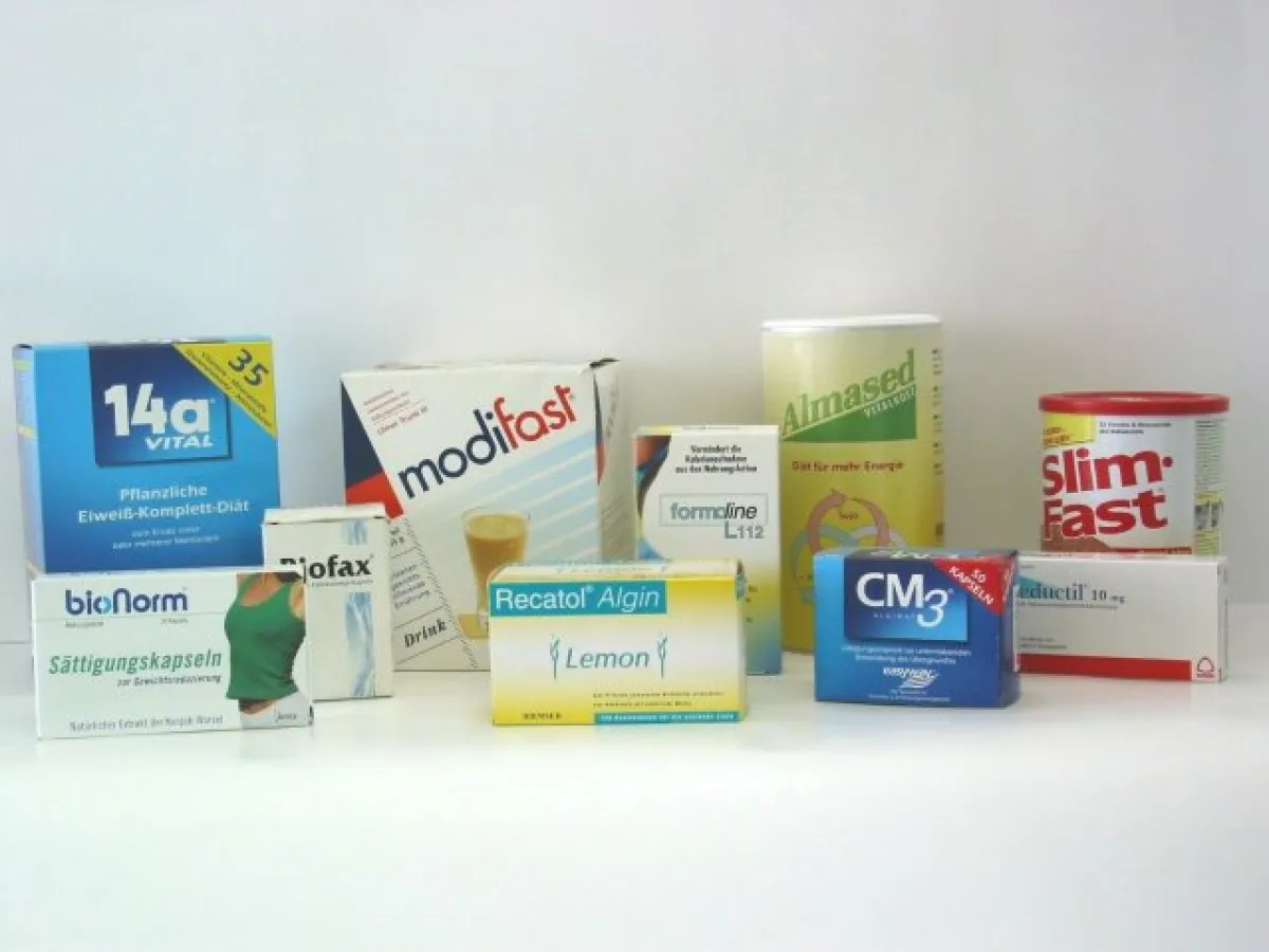 Schlankheitsmittelvergleich