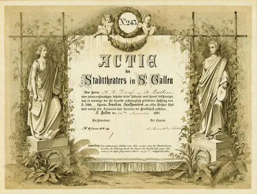 Bild: Pfandbrief aus dem Jahr 1784 unter dem Hammer