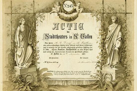 Bild: Pfandbrief aus dem Jahr 1784 unter dem Hammer