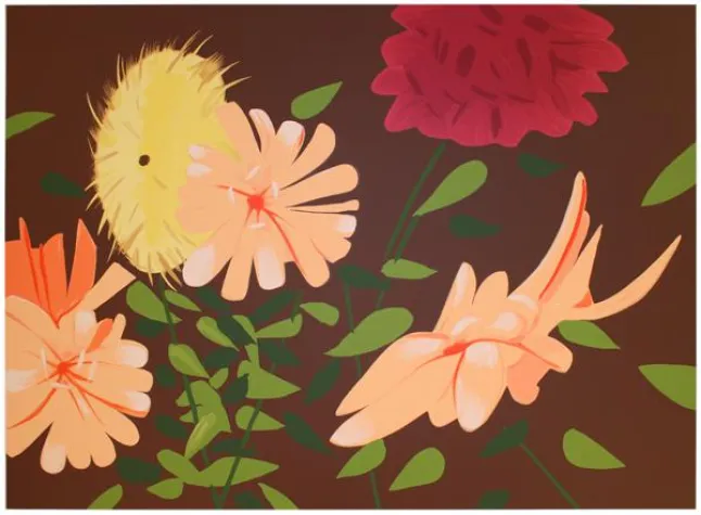 Bild: Alex Katz - Late Summer Flowers