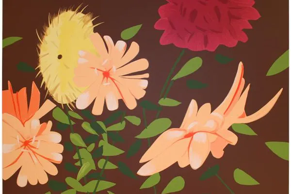 Bild: Alex Katz - Late Summer Flowers