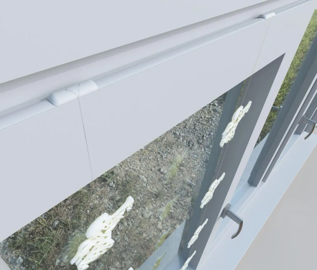 Hänge-Deko am Fenster: Ganz einfach per Magnetkraft