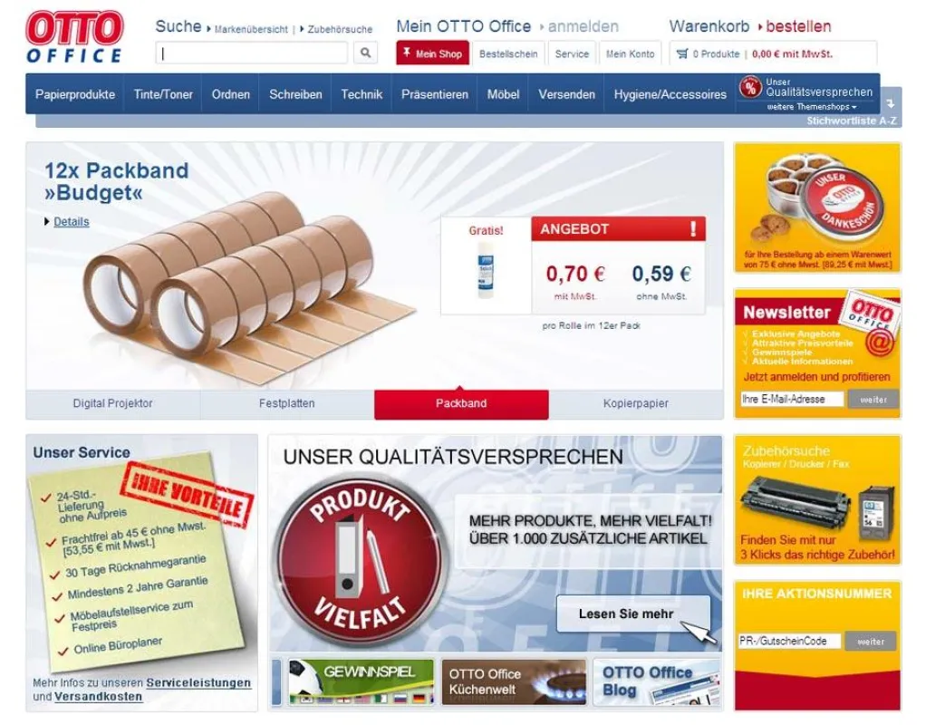 Stärkere Verbindung von Katalog und Online-Shop: Mehr Produkte und neue Themenwelten im Internet ergänzen Katalogangebot.