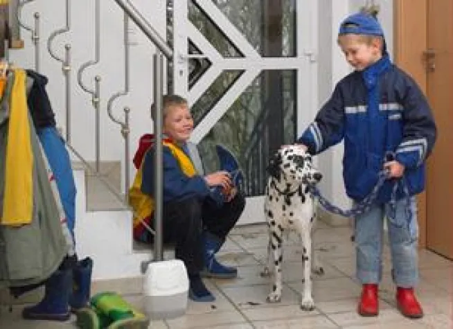 Bild: Nässe vor die Tür!