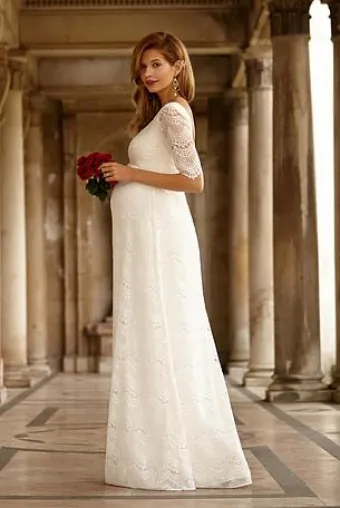 Bild: DIE Lösung für das perfekte Hochzeitskleid mit Babybauch