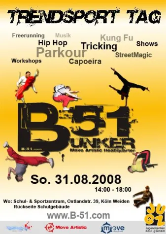 Bild: Move Artistic präsentiert sein neues Headquarter mit einem Tag der Offenen Tür am 31.08.2008 in Köln-Weiden