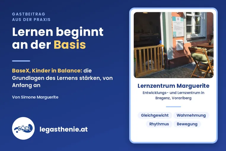 Bild: Lernen beginnt an der Basis: EÖDL-Trainerin aus Bregenz zeigt, worauf Lesen, Schreiben und Rechnen aufbauen